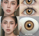 Color Contact Lenses for Eyes Natural 2pcs Blue Brown Colored Lenses Eyes Yearly Beautiful Pupil Color Contact Lenses