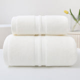 100% Cotton Bath Towels Absorbent Bathroom Home Towels Soft 2Pcs Towel Sets Kitchen Thicker Quick Dry Cloth For Cleaning