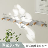 Japanese Style Door Rear Hook Clothes Coat Hat Towel Hanger Door Back Wall Mounted Hooks Kitchen Bathroom Organizer Holder Rack