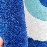 Fluffy Evil Eye Circle Rug Carpet Plush Comfortable Handmade Bedroom Ultra Soft and Fluffy High Quality for Halloween