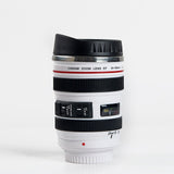 Stainless Steel Camera EF24-105mm Coffee Lens Mug White Black Coffee Mugs Creative Gift Coffee Cups