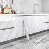 Marble Vinyl Self Adhesive Wallpaper PVC Waterproof Wall Stickers for Bathroom Kitchen Furniture Contact Paper Home Decor