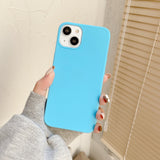 Light and thin feel good Silicone Case For iPhone 13 12 14 Pro Plus XS MAX XR X 7 8 Diy Cases For Apple Full Cover