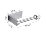 Adhesive Punch-free Toilet Roll Paper Towel Holder Organizer Wall Mount Storage Kitchen Bathroom No Drill Tissue Dispenser