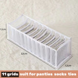 Organizer For Underwear Socks Bra Pants Scarf Tie Storage Box Jeans Clothing Organization Dividers For Drawers Clothes Organizer