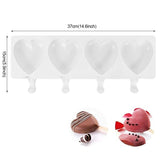 Silicone Ice Cream Mold DIY Chocolate Dessert Popsicle Moulds Tray Ice Cube Maker Homemade Tools Summer Party Supplies