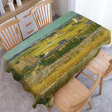 Van Gogh Oil Painting Waterproof Coffee Table Table Cover Rectangular Tablecloths Party Wedding Decoration Table Cloth