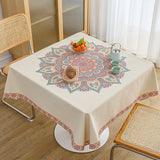 Boho Ethnic Style Tablecloths Home Square Decorative Tablecloths Rectangular Dining Room Party Wedding Decora