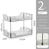 Tray Organizer Decorative Tray Bathroom Accessories Cosmetic Storage Box Kitchen Organizer Condiment Cup Storage Rack Desktop