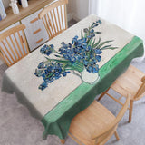 Van Gogh Oil Painting Waterproof Coffee Table Table Cover Rectangular Tablecloths Party Wedding Decoration Table Cloth