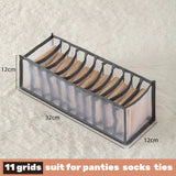 Organizer For Underwear Socks Bra Pants Scarf Tie Storage Box Jeans Clothing Organization Dividers For Drawers Clothes Organizer