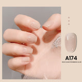 7.3ml Jelly Gel Nail Polish Transparent Nude Manicure Top Coat SemiPermanent Polish Soak Off UV LED Gel Art Nail Varnish