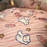 Luxury Nordic Covers for Bed...bed Sky Girl Room Duvet Cover 150*200 Bedclothes Bedding Set Duvet Cover Comforter Sets Bed Sheet