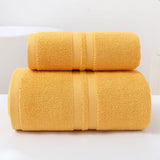 100% Cotton Bath Towels Absorbent Bathroom Home Towels Soft 2Pcs Towel Sets Kitchen Thicker Quick Dry Cloth For Cleaning