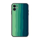 Rainbow Pattern Phone Case For iPhone 11 12 13 14 Pro Max Mini SE  X XR XS 7 8 6 6S 14 Plus Cover Silicone Shockproof Shell