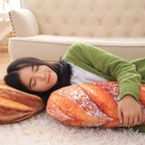 Bread Design Plush Throw Cushion Soft Washable Removable Pillow Kids Room Gift Stuffed Toy Home Decorative