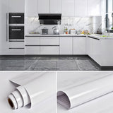 Marble Vinyl Self Adhesive Wallpaper PVC Waterproof Wall Stickers for Bathroom Kitchen Furniture Contact Paper Home Decor