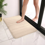 Cobblestone Embossed Absorbent Bath Mat Thicken Non-slip Mat Damp-proof Soft Foot Pad Shower Room Doormat  Memory Foam Pad