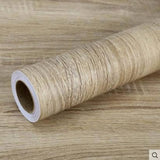 Wood Grain PVC Stickers For Wardrobe Cupboard Table Furniture Waterproof Self Adhesive Removable Wallpaper Home Decor Film