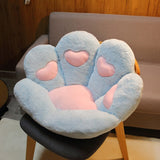Cat Paw Back Soft Pillows Plush Chair Cushion Sofa Indoor Floor Home Chair Decor Animal Plush Throw Pillow Back Rest Pillow