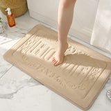 High Quality Rectangle Bath Mat Bathroom Bedroom Non-slip Mats Foam Rug Shower Carpet for Bathroom Kitchen Bedroom Rug