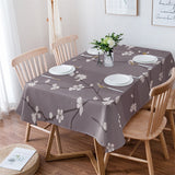 Waterproof TableCloth Rectangular Tablecloth for Wedding Party Hotel Table Cover with Plum Patterns Creative Tablecloth Manteles
