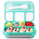 Lunch Box Bento Box 81oz Lunch Containers For Adult Kid Toddler 4 Compartment Bento Lunch Box Microwave Dishwasher Freezer Safe