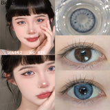 1 Pair Colorcon Korean Colored Contact Lenses for Eyes Big Eye Lenses Brown Lenses Black Eye Lenses Myopia Lenses