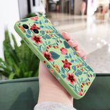 Blue Garden Phone Case For iPhone 13 12 11 Pro Max Mini X XR XS MAX SE8 7 Plus 6 6S Plus Cover