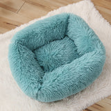 Dog Beds Mats New Super Soft Square Pet Dog Bed Cat Bed Plush Full Size Calm Bed Comfortable Sleeping Artifact Soothing Bed