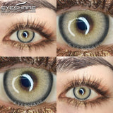 Color Lens Eyes 2pcs Natural Color Contact Lenses For Eyes Yearly Beauty Brown Contacts Lenses Eye Cosmetic Color Lens