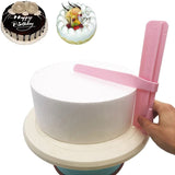 DIY Adjustable Screed Cake Scraper Fondant Spatulas Cream Edge Smoother Decorating Tools Bakeware Kitchen Baking Accessories