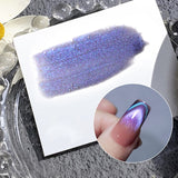 Blue Crystal Cat Eye Rainbow Magnetic Gel Nail Polish Glue Variety Glue Nail Art Shiny Varnish UV Gel for Nail Art Design