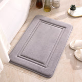 Cobblestone Embossed Absorbent Bath Mat Thicken Non-slip Mat Damp-proof Soft Foot Pad Shower Room Doormat  Memory Foam Pad