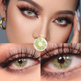 1 Pair Colored Contact Lenses for Eyes Russian Girl Blue Lenses Green Eye Lenses Natural Lenses Fashion Lenses