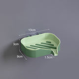 Simple Generous Soap Case Soap Dispenser Plate Case Solid Color Plastic Soaps Holder Home Shower Travel Rack Bathroom Supplies