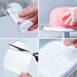 DIY Plastic Cake Soft Scraper Fondant Mousse Cream Spatula Pastry Smooth Edge Cutter Cupcake Baking Decorating Kitchen Tools