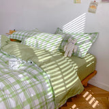 Bedding Set  2 Bedrooms Sheet Duvet Cover Linens Bedspread Euro Nordic 150 Beds for Girls King Size Luxury Pillowcase Cute Bed