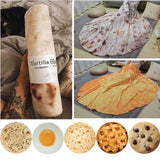 warm flannel corn tortilla pizza blanket 200Gsm pita lavash fleece sofa plaid plush bedspreads winter throw blanket