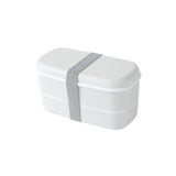 Plastic Double-layer Bento Box Sealed Leak-proof Food Storage Container Microwavable Portable Picnic School Office Lunchbox