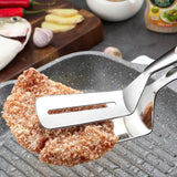 2-in-1 Kitchen Accessories Kitchen Gadget Sets Omelette Spatula Kitchen Silicone Spatula for Toast Pancake Egg Flip Tongs