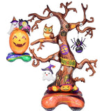 Halloween Inflatable Ghost Tree Balloons Pumpkins Mummy Miko for Outdoor Indoor Yard Halloween Party Kids Inflatable Toy Decor
