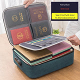 Document Storage Bag Organizer Desk Stationery Women Travel Files Card Folder Holder Tool Case Handbag Home Office Accessories