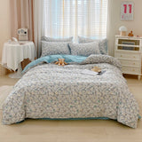 50 Thread Printing 13372 Air Jet Duvet Cover Queen King Size Comforter Cover European And Korean Style Series