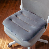 Soft Smooth Short Plush Thicken Chair Cushion Office Seat-Back Cushion Girls' Cute Seat Cushion Living Room Tatami Cushion