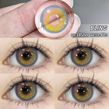 EYESHARE 1 Pair New Colored Contact Lenses for Eyes Blue Lenses Big Eye Lenses Brown Lesnes Yearl Eye Contacts Cosmetic Lenses