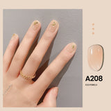 7.3ml Jelly Gel Nail Polish Transparent Nude Manicure Top Coat SemiPermanent Polish Soak Off UV LED Gel Art Nail Varnish