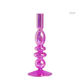 European Candle Holder Glass Candlestick Home Decoration Wedding Decoration Candle Stick Holder Nordic Home Decor