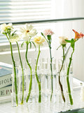 Clear Glass Vase Tubes Set Hanging Flower Holder Plant Container  Flower Vases for Homes Room Decor