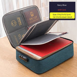 Document Storage Bag Organizer Desk Stationery Women Travel Files Card Folder Holder Tool Case Handbag Home Office Accessories